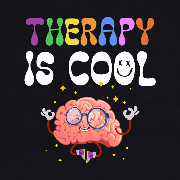 Therapy Is Cool BPD Bipolar Mental Health Awareness by inksplashcreations